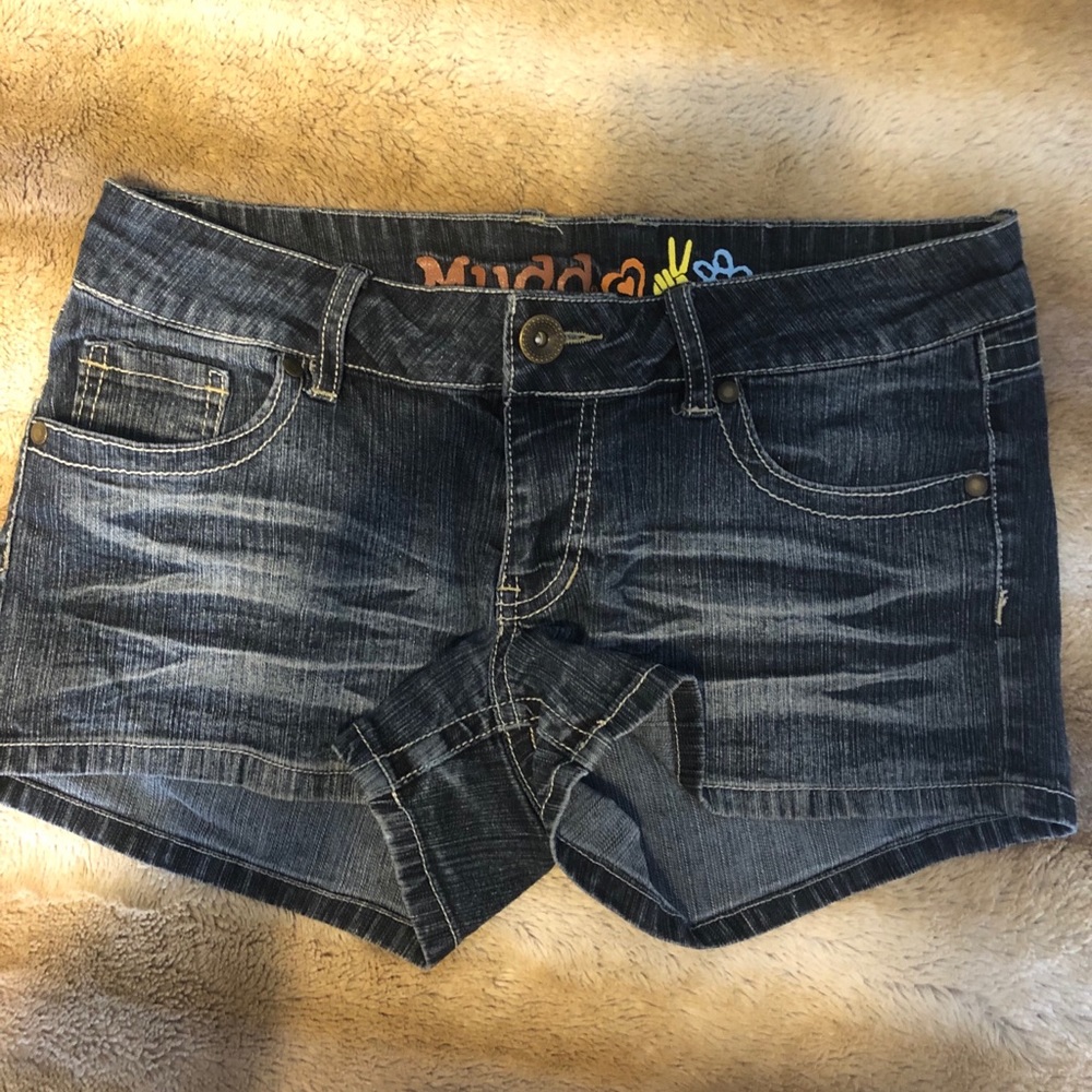 Denim shorts